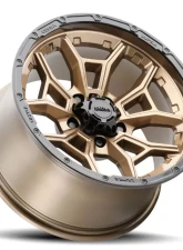Ultra Wheel 125 Warmonger 5 Wheel 17x9 5x5.5 -12 Bright Bronze with Gloss Black Lip                                     - 125-7985BZ12 - Image 2