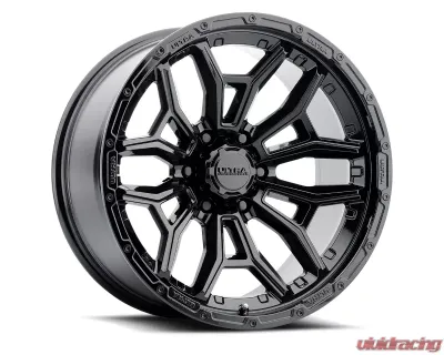 Ultra Wheel 126 Warmonger 6 Wheel 20x9 6x5.5 -12 Gloss Black - 126-7983BK12