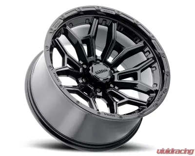 Ultra Wheel 126 Warmonger 6 Wheel 20x9 6x5.5 -12 Gloss Black - 126-7983BK12