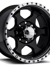 Ultra Wheel 175 Rouge Wheel 17x8 7x150 20 Gloss Black with Machined Face                                     - 175-7876U - Image 2