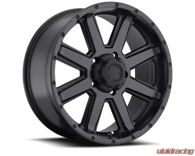 Ultra Wheel 195 Crusher Wheel 17x9 5x127 | 5x5 -12 Satin Black - 195-7973SB
