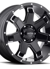 Ultra Wheel 209 Bent 7 Wheel 20x9 5x139.7 18 Gloss Black with Machined Accents                                     - 209-2985BK+18 - Image 2