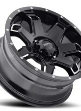 Ultra Wheel 209 Bent 7 Wheel 20x9 5x139.7 18 Gloss Black with Machined Accents                                     - 209-2985BK+18 - Image 2