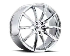 Ultra Wheel 435 Flux Platinum Wheel 16x7 5x100 40 Chrome Plated