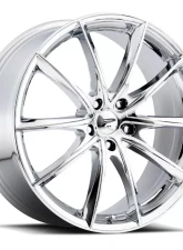 Ultra Wheel 435 Flux Platinum Wheel 16x7 5x120 40 Chrome Plated                                     - 435-6712C+40 - Image 2