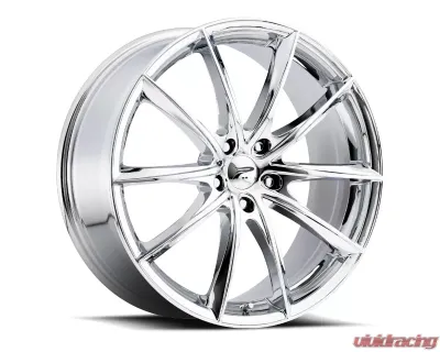 Ultra Wheel 435 Flux Platinum Wheel 16x7 5x120 40 Chrome Plated - 435-6712C+40