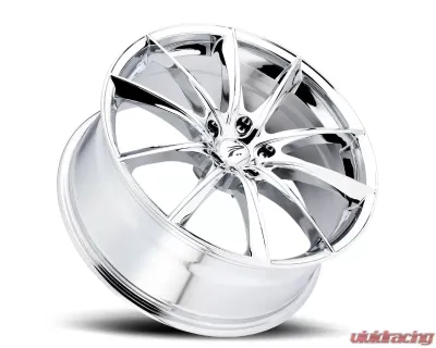 Ultra Wheel 435 Flux Platinum Wheel 16x7 5x120 40 Chrome Plated - 435-6712C+40
