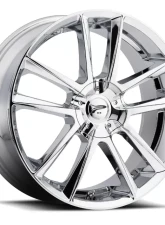 Ultra Wheel 436 Gemini Platinum Wheel 17x7.5 5x108/5x114.3 40 Chrome Plated                                     - 436-7714C+40 - Image 2