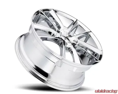 Ultra Wheel 436 Gemini Platinum Wheel 17x7.5 5x108/5x114.3 40 Chrome Plated - 436-7714C+40