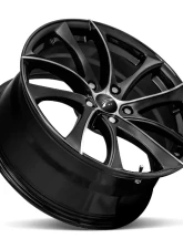 Ultra Wheel 438 Gyro Platinum Wheel 17x7.5 5x110 35 Gloss Black with Machined Face                                     - 438-7743U+35 - Image 2