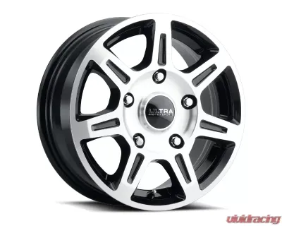 Ultra Wheel 450 Toil Wheel 16x6.5 6x130 45 Gloss Black with Diamond Cut Face - 450-6636U+45