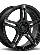 Ultra Wheel 451 F-51 Focal Wheel 18x8 5x100/5x114.3 40 Gloss Black with Milled Accents                                     - 451-8818BM+40 - Image 2