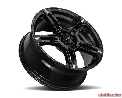 Ultra Wheel 451 F-51 Focal Wheel 18x8 5x100/5x114.3 40 Gloss Black with Milled Accents - 451-8818BM+40