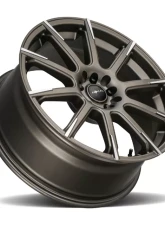 Ultra Wheel 452 F-52 Focal Wheel 17x7.5 5x100/5x114.3 42 Satin Bronze with Machined Accents                                     - 452-7818BZ+42 - Image 2