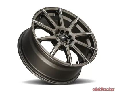 Ultra Wheel 452 F-52 Focal Wheel 17x7.5 5x100/5x114.3 42 Satin Bronze with Machined Accents - 452-7818BZ+42