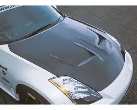 INGS N-Spec Type-E Aero Bonnet Type-I Twill Nissan 350Z Z33 2003-2008