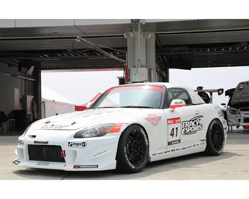 INGS N-Spec Type-II 3P Aero Set FRP Honda S2000 AP1 | AP2 1999-2005 - 00124-51802