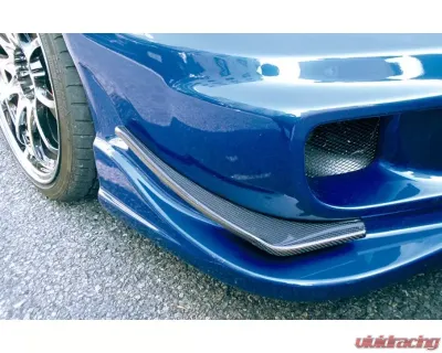 INGS N-Spec Front Canard Twill Weaves Mitsubishi Lancer EVO 8 | 9 CT9A 2003-2007 - 00131-01173