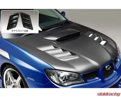 INGS N-Spec Aero Bonnet Twill Weaves Subaru Impreza WRX | STI GDB-F 2005-2007 - 00134-00573