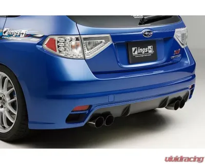 INGS N-Spec Rear Bumper FRP Subaru Impreza WRX | STI GRB 2007-2010 - 00150-00302