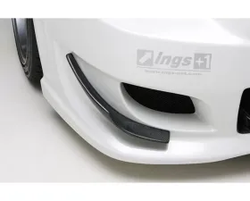 INGS N-Spec Front Canards Twill Weaves Mitsubishi Lancer EVO X CZ4A 2007