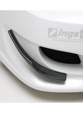 INGS N-Spec Front Canards Twill Weaves Mitsubishi Lancer EVO X CZ4A 2007                                     - 00152-01173 - Image 2