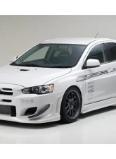 INGS N-Spec Front Canards Twill Weaves Mitsubishi Lancer EVO X CZ4A 2007                                     - 00152-01173 - Image 2