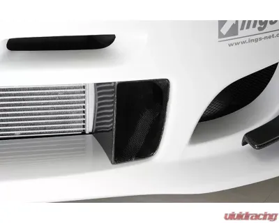 INGS N-Spec Brake Duct & Intercooler Shroud Twill Weaves Mitsubishi Lancer EVO X CZ4A 2007 - 00152-05173