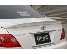 INGS LX SPORT Rear Trunk Spoiler FRP Toyota Mark X 2004-2009
