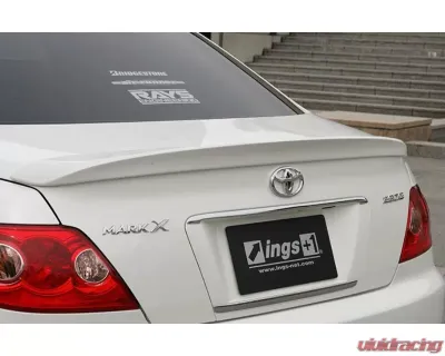 INGS LX SPORT Rear Trunk Spoiler FRP Toyota Mark X 2004-2009 - 00227-08802