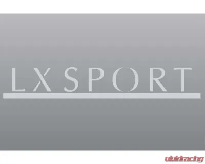 INGS LX SPORT Silver Original Body Sticker 210mmx34mm - 00700-05024