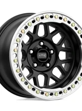 KMC KM235 Grenade Crawl Beadlock Wheel 18x9 Blank 10mm Satin Black                                     - KM2358900M710 - Image 3