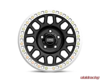 KMC KM234 Grenade Desert Beadlock Wheel 17x8.5 6x165.1 0mm Satin Black - KM23478591700