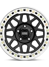 KMC KM235 Grenade Crawl Beadlock Wheel 18x9 8x170 -24mm Satin Black                                     - KM23589087724N - Image 3