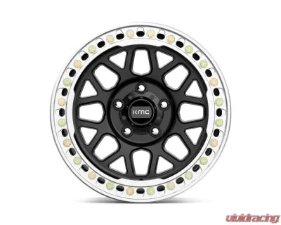 KMC KM235 Grenade Crawl Beadlock Wheel 18x9 8x170 -24mm Satin Black - KM23589087724N