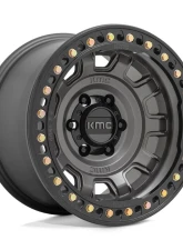 KMC KM236 Tank Beadlock Wheel 17x9 5x127 | 5x5 -15mm Anthracite                                     - KM23679050415N - Image 3