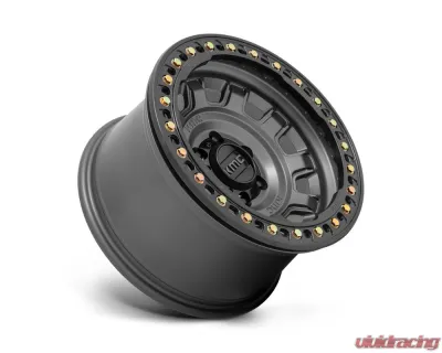 KMC KM236 Tank Beadlock Wheel 17x9 5x127 | 5x5 -15mm Anthracite - KM23679050415N