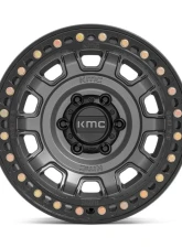 KMC KM236 Tank Beadlock Wheel 17x9 5x127 | 5x5 -15mm Anthracite                                     - KM23679050415N - Image 3