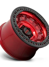 KMC KM236 Tank Beadlock Wheel 17x9 6x139.7 -38mm Candy Red                                     - KM23679060938N - Image 2