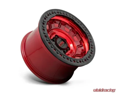 KMC KM236 Tank Beadlock Wheel 17x9 6x139.7 -38mm Candy Red - KM23679060938N