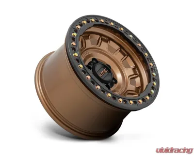 KMC KM236 Tank Beadlock Wheel 17x9 6x139.7 -15mm Matte Bronze - KM23679060615N
