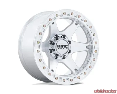 KMC KM238 VI Beadlock Wheel 20x10 -48mm Machined - KM238DX20100L48N