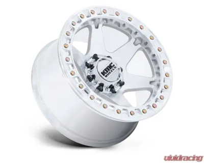 KMC KM238 VI Beadlock Wheel 20x10 -48mm Machined - KM238DX20100L48N