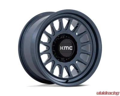 KMC KM447 Impact Forged Monoblock Wheel 17x8.5 6x135 0mm Metallic Blue - KM447LX17856300