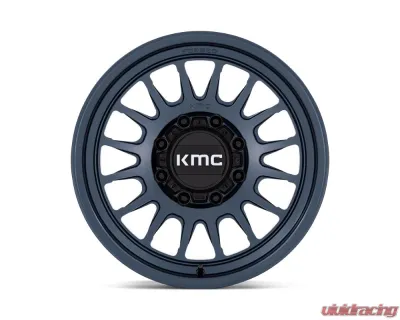 KMC KM447 Impact Forged Monoblock Wheel 17x8.5 6x135 0mm Metallic Blue - KM447LX17856300