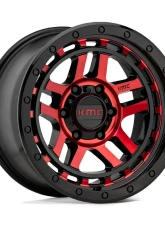 KMC KM540 Recon Wheel 17x9 5x127 | 5x5 -12mm Gloss Black Machined w/ Red Tint                                     - KM54079050912N - Image 3