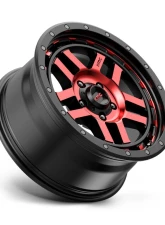 KMC KM540 Recon Wheel 17x9 5x127 | 5x5 -12mm Gloss Black Machined w/ Red Tint                                     - KM54079050912N - Image 2