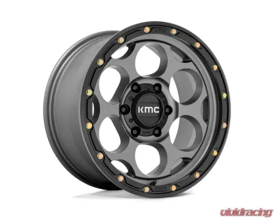 KMC KM541 Dirty Harry Wheel 17x8.5 8x170 0mm Satin Gray w/ Black Lip - KM54178587900