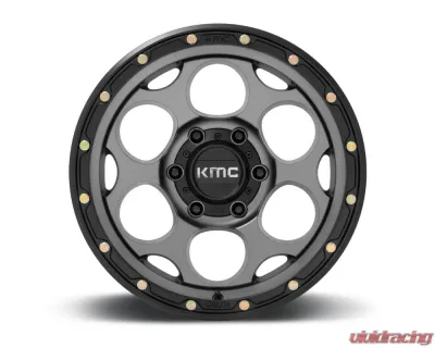 KMC KM541 Dirty Harry Wheel 17x8.5 8x170 0mm Satin Gray w/ Black Lip - KM54178587900