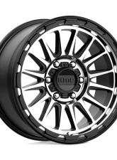 KMC KM542 Impact Wheel 16x7 5x114.3 30mm Satin Black Machined                                     - KM54267012530 - Image 3